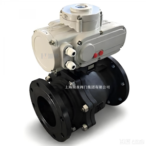 電動球閥DN50，PN10，手柄式；304不銹鋼